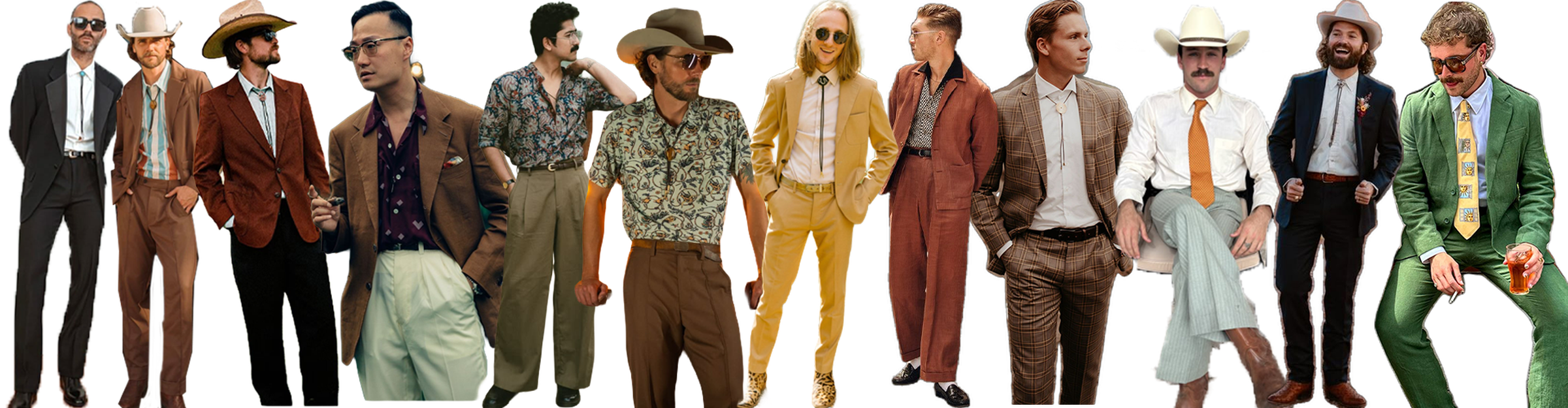Western funky formal outfit inspiration for the guys